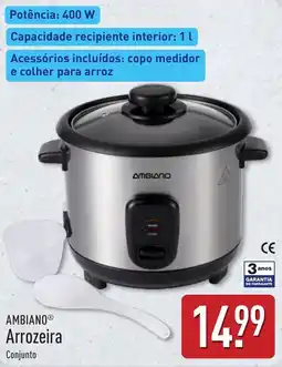 ALDI Ambiano arrozreira conjunto promoção