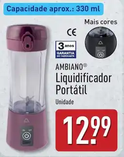 ALDI Ambiano liquidificador portátil promoção