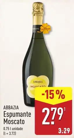 ALDI Abbazia espumante moscato promoção