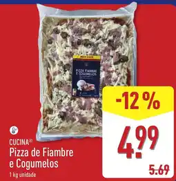 ALDI Cucina pizza de fiambre e cogumelos promoção