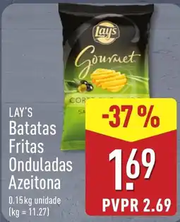 ALDI Lay's Batatas Fritas Onduladas Azeitona promoção