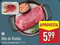 ALDI Bife de Vitelão promoção
