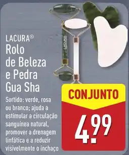 ALDI Lacura rolo de beleza e pedra gua sha promoção