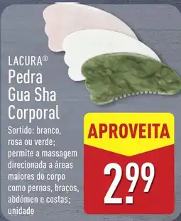 ALDI Lacura pedra gua sha corporal promoção