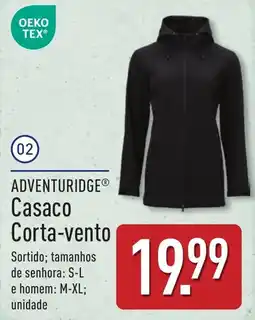 ALDI Adventuridge casaco corta-vento promoção