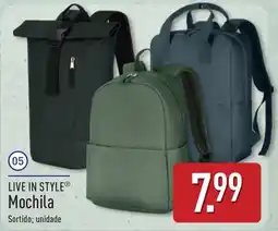ALDI Live in style mochila promoção
