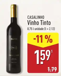 ALDI Casalinho Vinho Tinto promoção