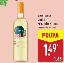 ALDI Alma Fresca Vinho Frisante Branco promoção