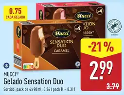 ALDI Mucci Gelado Sensation Duo promoção