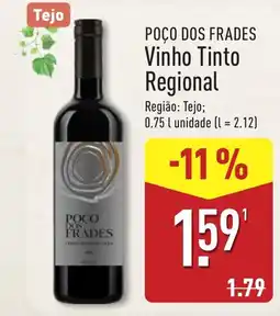 ALDI Poço dos Frades Vinho Tinto Regional promoção