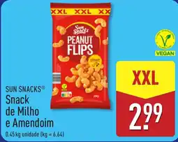 ALDI Sun Snacks Snack de Milho e Amendoim promoção