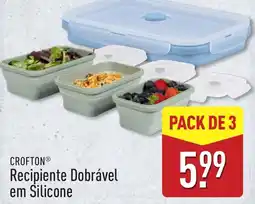 ALDI Recipiente dobrável em silicone crofton® promoção