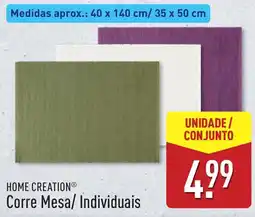 ALDI Home creation corre mesa/ individuais promoção