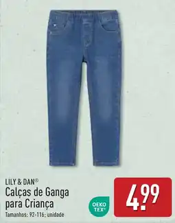 ALDI Calças de Ganga para Criança promoção