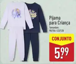 ALDI Pijama para Criança promoção
