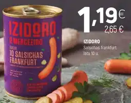 Coviran Izidoro salsichas frankfurt promoção