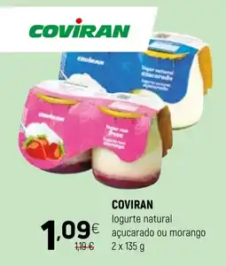 Coviran Coviran logurte natural promoção