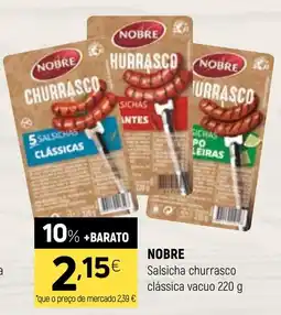 Coviran Nobre salsicha churrasco clássica vacuo promoção