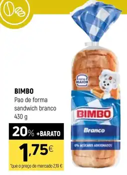 Coviran Bimbo pao de forma sandwich branco promoção