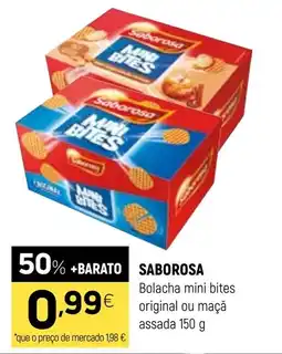 Coviran Saborosa bolacha mini bites original ou maçã assada promoção