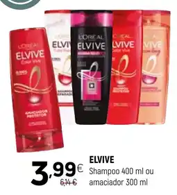 Coviran Elvive shampoo ou amaciador promoção