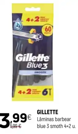 Coviran Gillette Lâminas barbear blue 3 smooth promoção