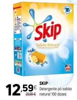 Coviran skip detergente pó sabão natural 100 doses promoção