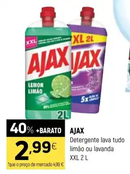 Coviran ajax detergente lava tudo limão ou lavanda promoção