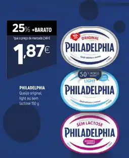 Coviran philadelphia queijo original, light ou sem lactose promoção