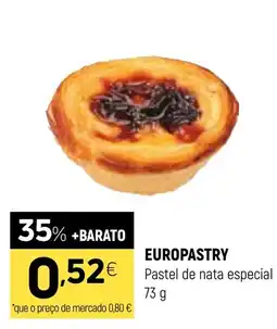 Coviran Europastry pastel de nata especial promoção