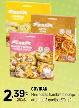 Coviran Coviran mini pizzas fiambre e queijo promoção
