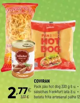 Coviran Coviran pack pão hot dog promoção