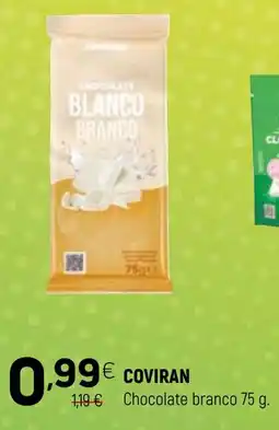 Coviran Chocolate branco coviran promoção