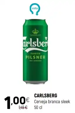 Coviran Carlsberg Cerveja branca sleek promoção