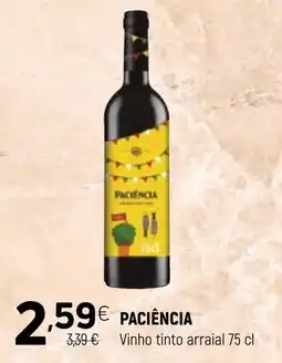 Coviran Paciência Vinho tinto arraial promoção