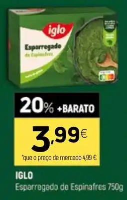 Coviran iglo esparregado de espinafres promoção