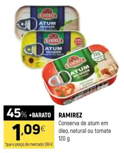 Coviran Ramirez conserva de atum em óleo, natural ou tomate promoção