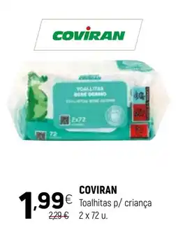 Coviran Coviran toalhitas p/ criança promoção