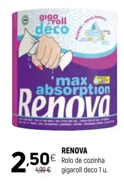 Coviran Renova rolo de cozinha gigaroll deco promoção