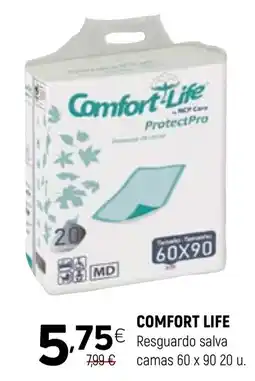 Coviran Comfort life resguardo salva camas promoção