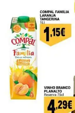 Neomáquina Compal família laranja tangerina promoção