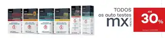 Todos os auto testes mx health