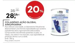 Well's Colagénio ação global arkopharma promoção