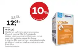 Well's Vitadé Humana promoção