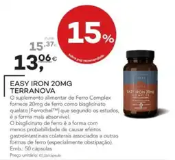 Well's easy iron 20mg terranova promoção