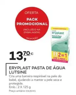 Well's Eryplast pasta de água lutsine promoção