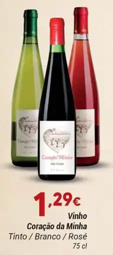 GidaCarnes Supermercados Vinho Coração da Minha promoção