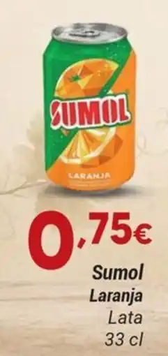 GidaCarnes Supermercados Sumol Laranja promoção