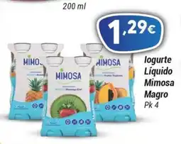 GidaCarnes Supermercados logurte líquido mimosa magro promoção