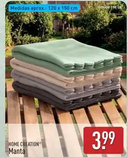 ALDI Home creation - manta promoção